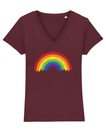 Rainbow Burgundy