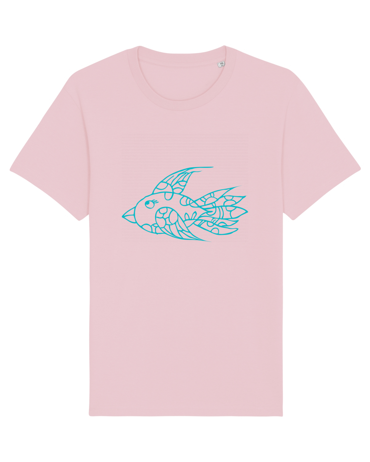 Tricou mânecă scurtă Unisex Rocker Cotton Pink