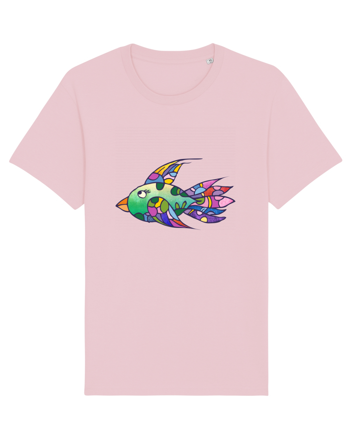 Tricou mânecă scurtă Unisex Rocker Cotton Pink