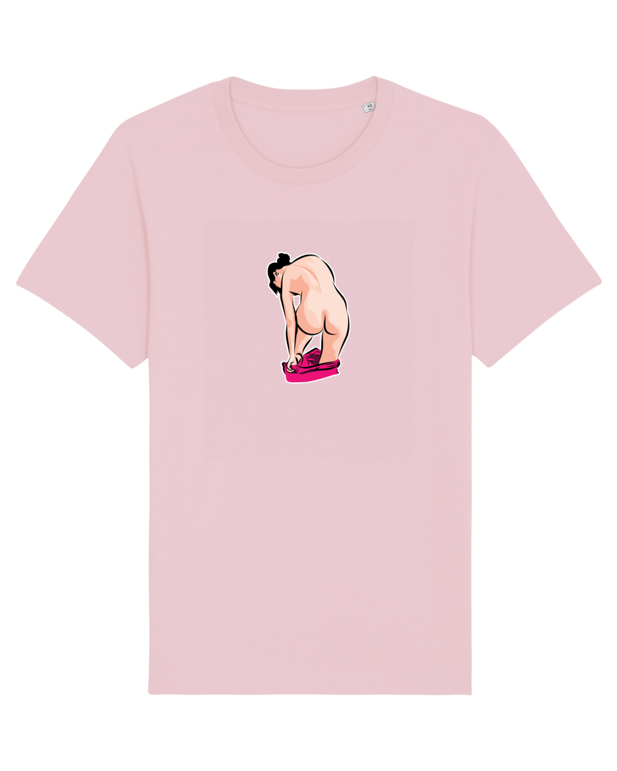 Tricou mânecă scurtă Unisex Rocker Cotton Pink