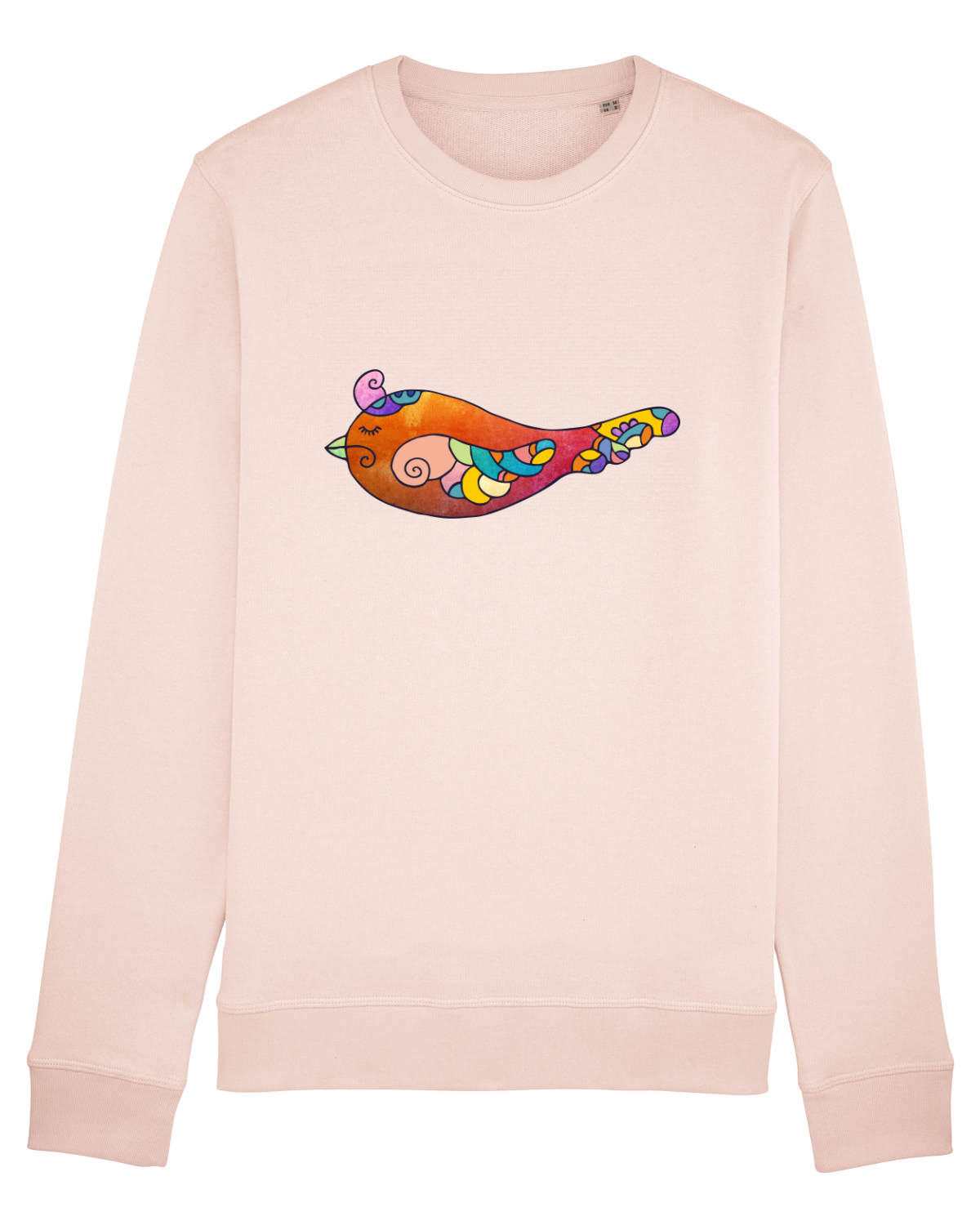 Bluză mânecă lungă Unisex Rise Candy Pink