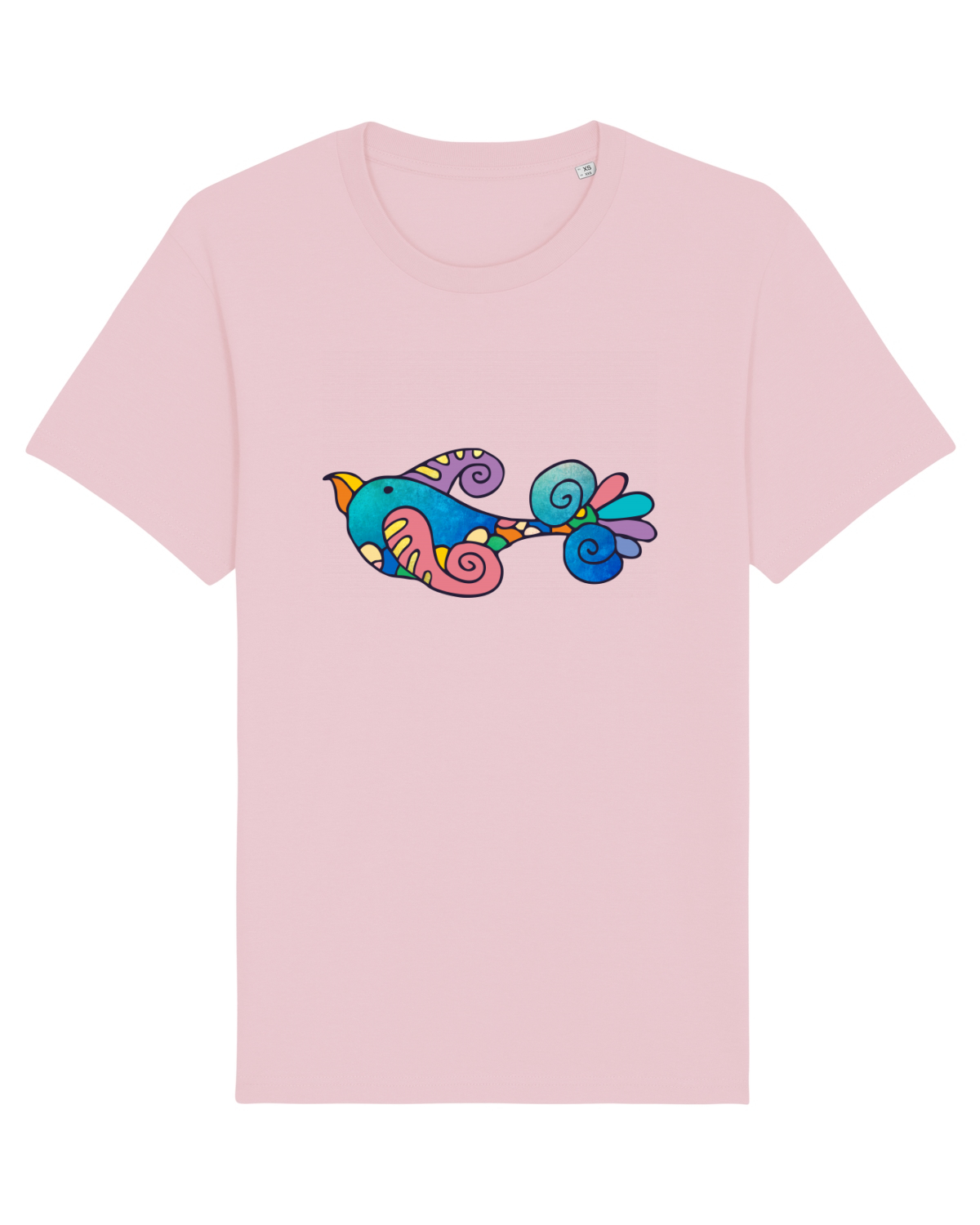Tricou mânecă scurtă Unisex Rocker Cotton Pink