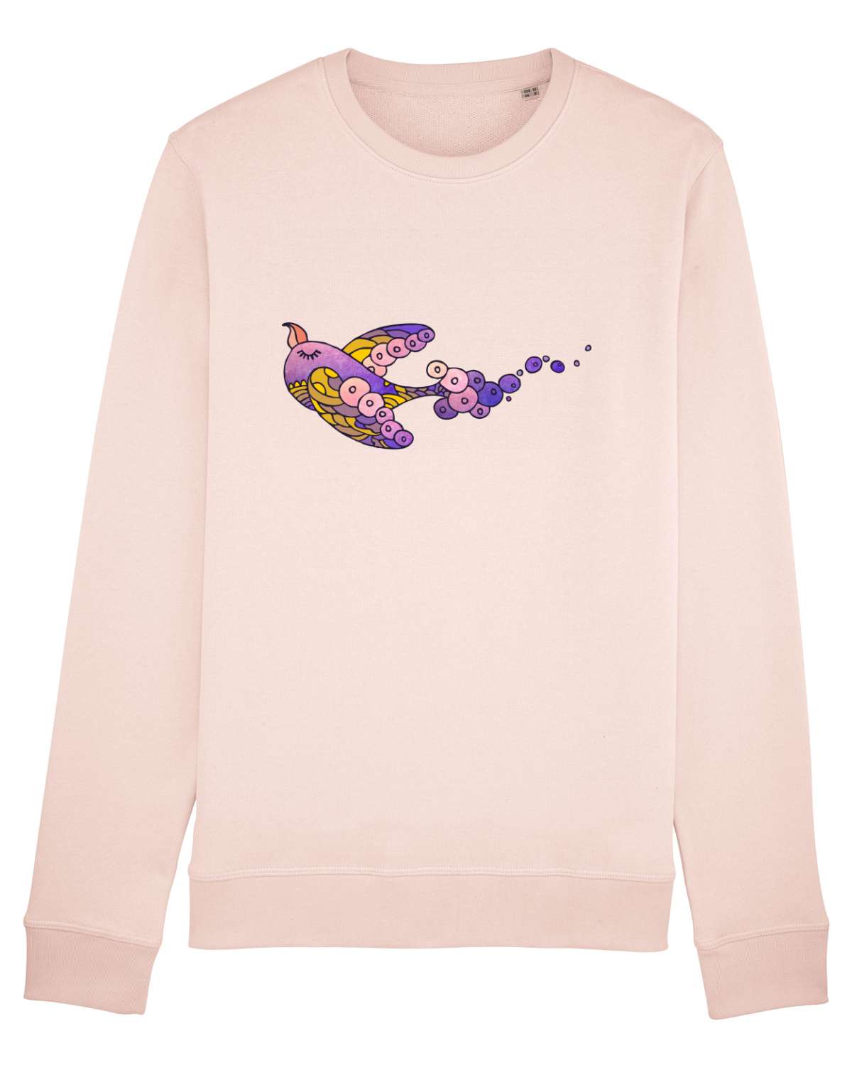 Bluză mânecă lungă Unisex Rise Candy Pink