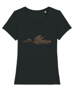 birdy_V-1 Tricou mânecă scurtă guler larg fitted Damă Expresser