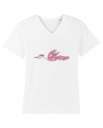 birdy_V-3 Tricou mânecă scurtă guler V Bărbat Presenter