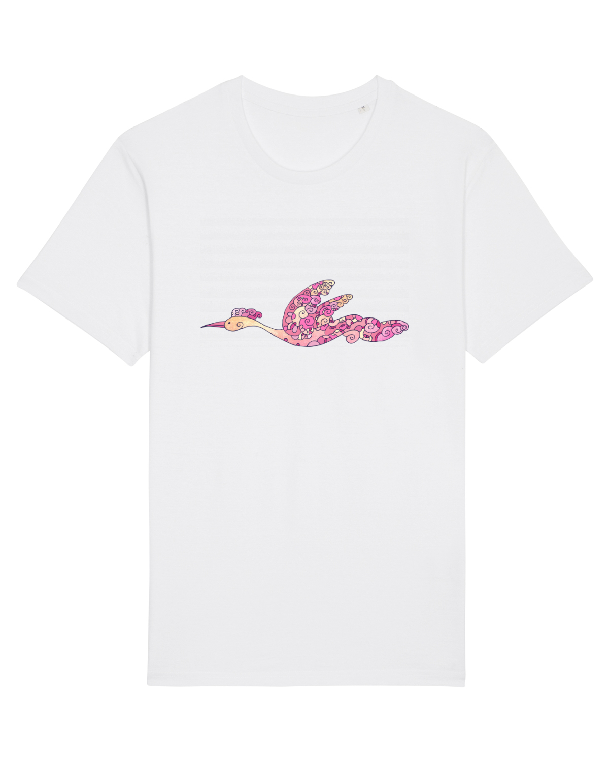 Tricou mânecă scurtă Unisex Rocker White