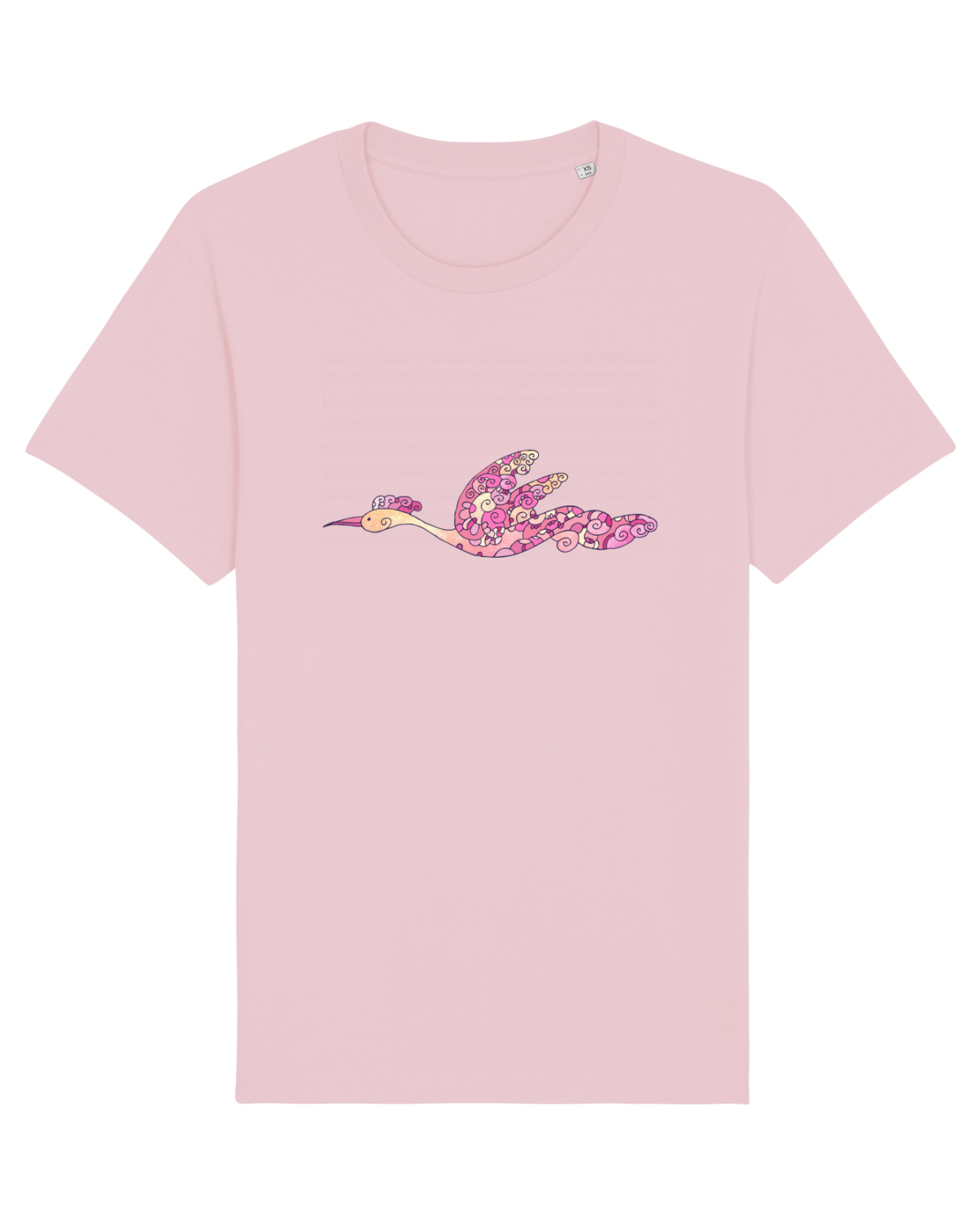 Tricou mânecă scurtă Unisex Rocker Cotton Pink