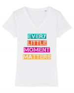 Contează Tricou mânecă scurtă guler V Damă Evoker