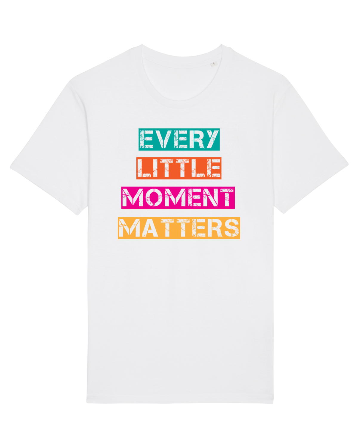 Tricou mânecă scurtă Unisex Rocker White