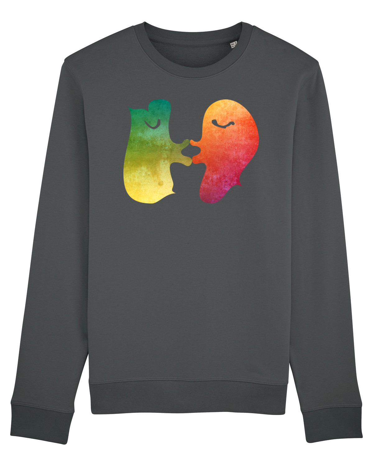 Bluză mânecă lungă Unisex Rise Anthracite