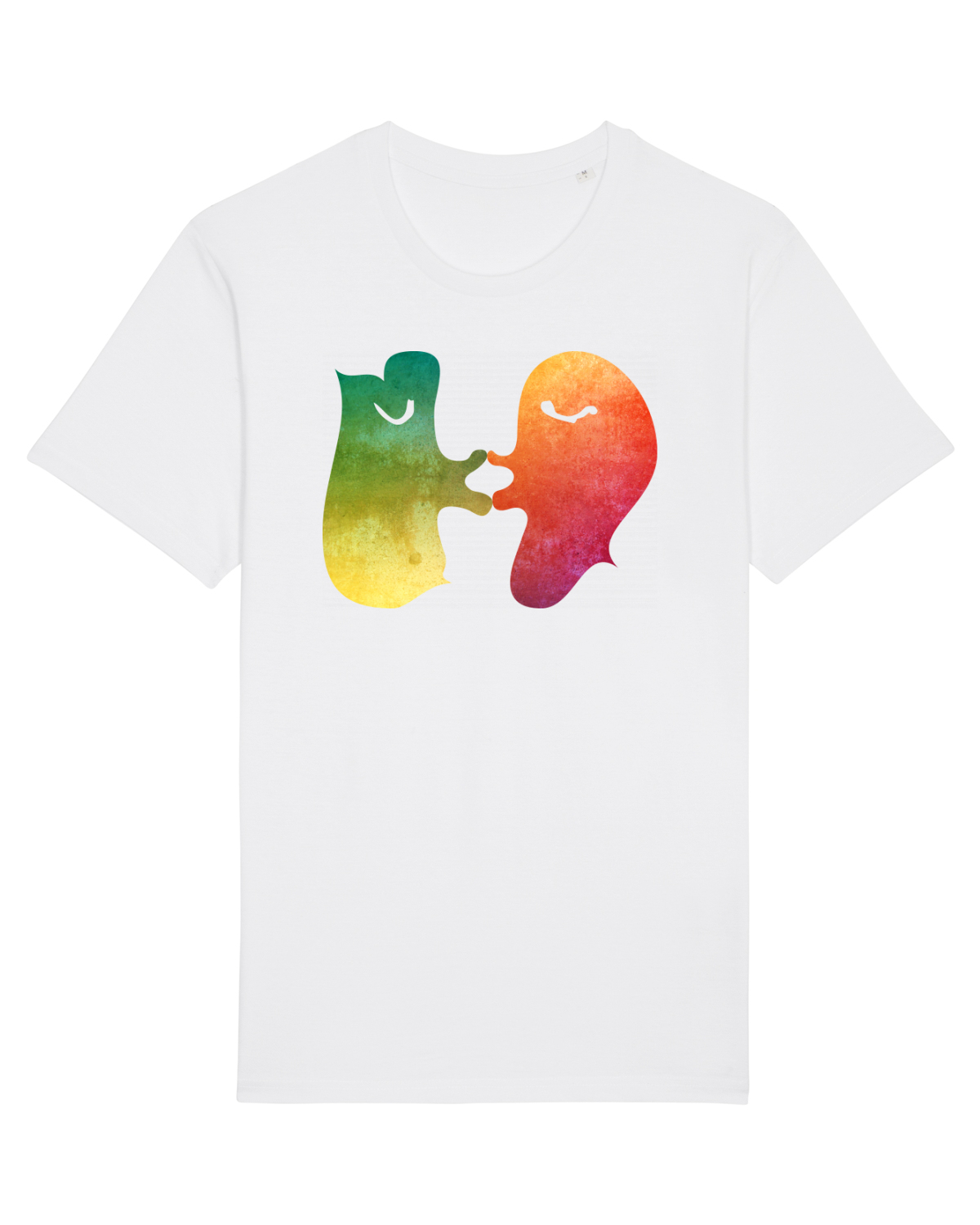 Tricou mânecă scurtă Unisex Rocker White