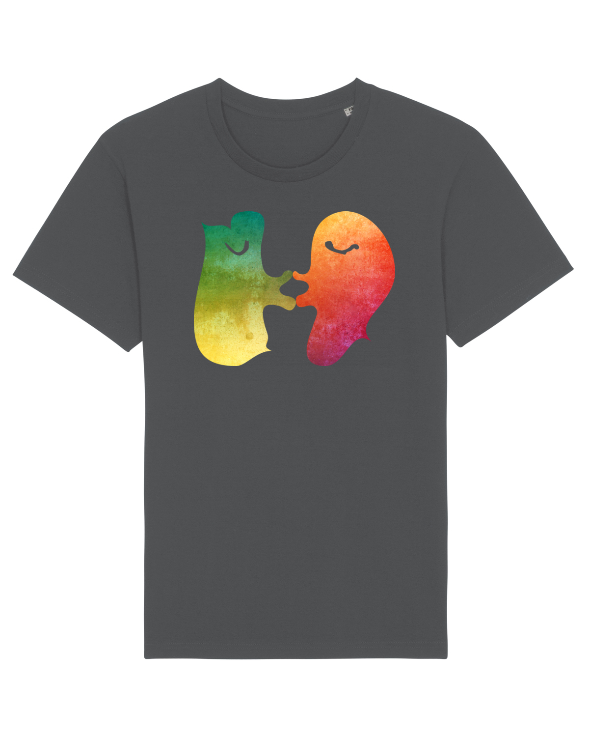 Tricou mânecă scurtă Unisex Rocker Anthracite
