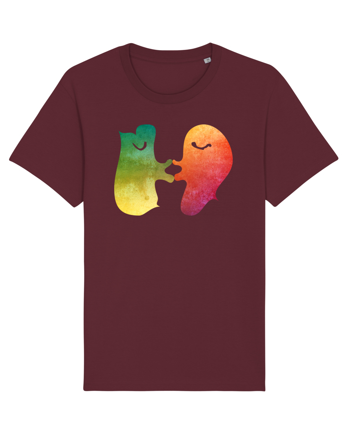 Tricou mânecă scurtă Unisex Rocker Burgundy