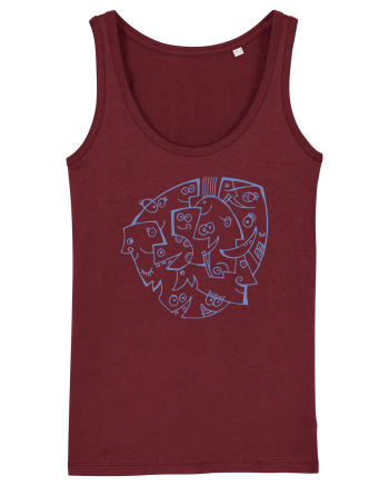 faces_I-1 Burgundy