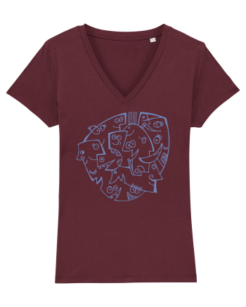 faces_I-1 Burgundy