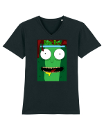 Pickle Rick Tricou mânecă scurtă guler V Bărbat Presenter