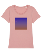 - affectionate piece - Tricou mânecă scurtă guler larg fitted Damă Expresser