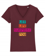 Surpriză Tricou mânecă scurtă guler V Damă Evoker