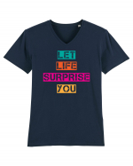 Surpriză Tricou mânecă scurtă guler V Bărbat Presenter