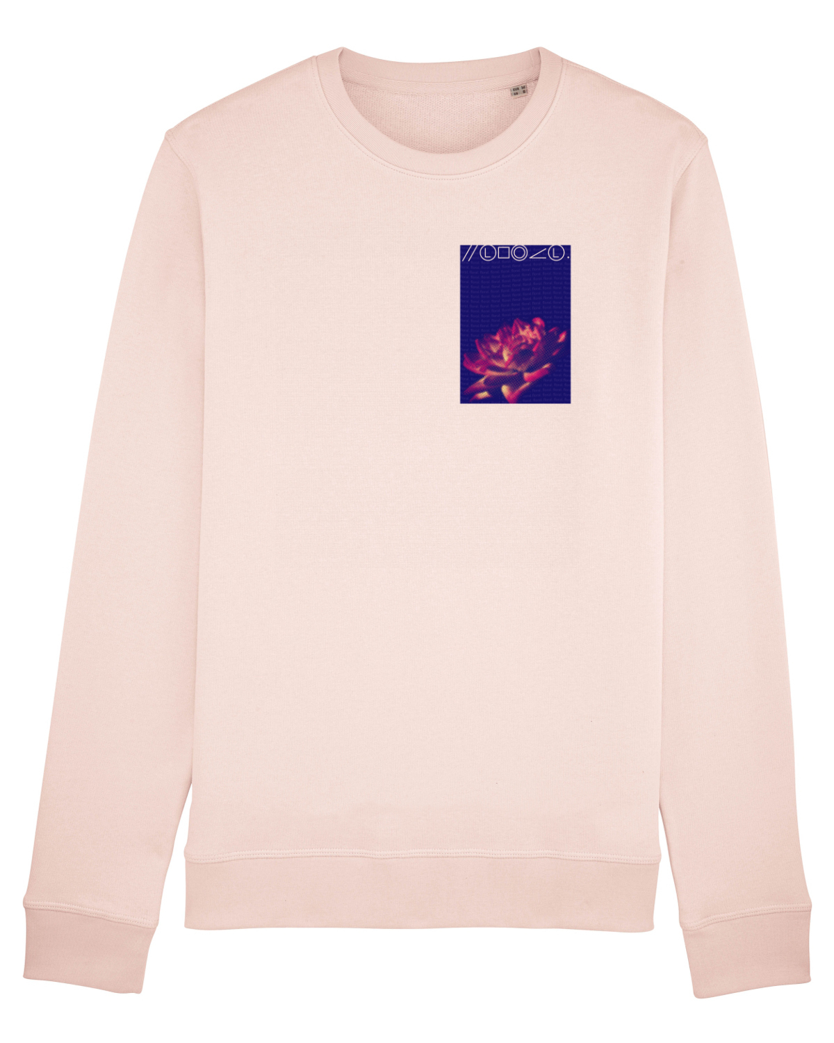 Bluză mânecă lungă Unisex Rise Candy Pink