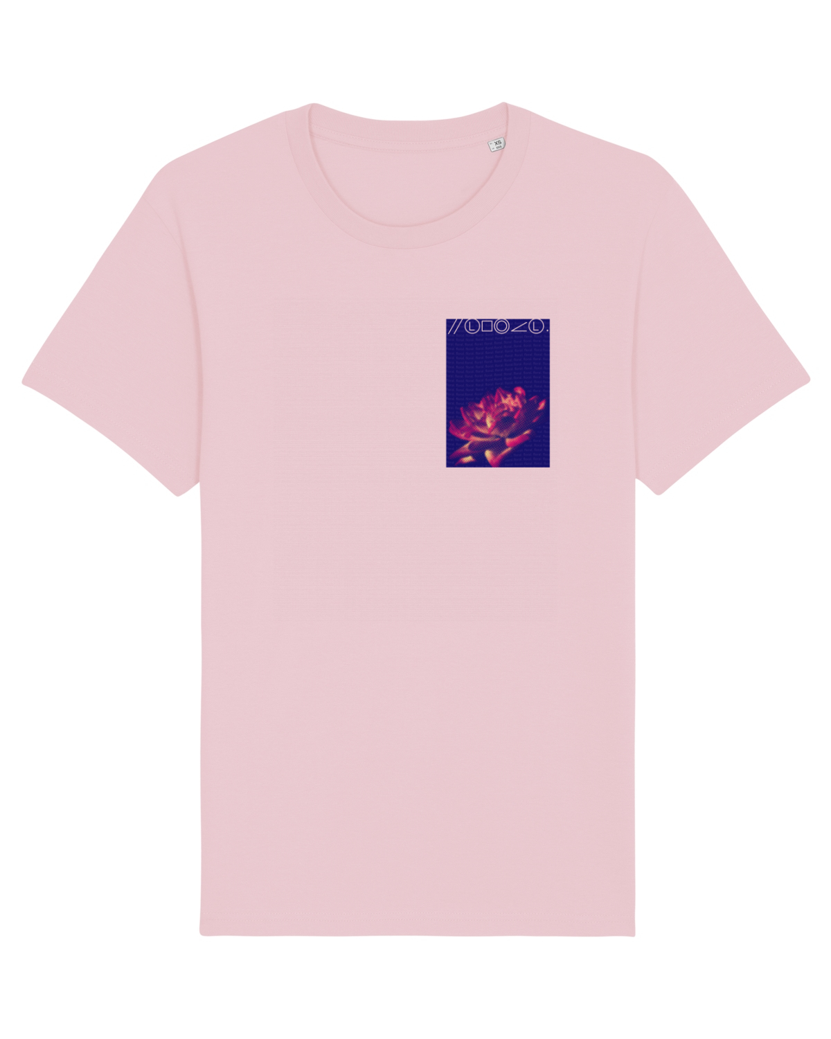 Tricou mânecă scurtă Unisex Rocker Cotton Pink