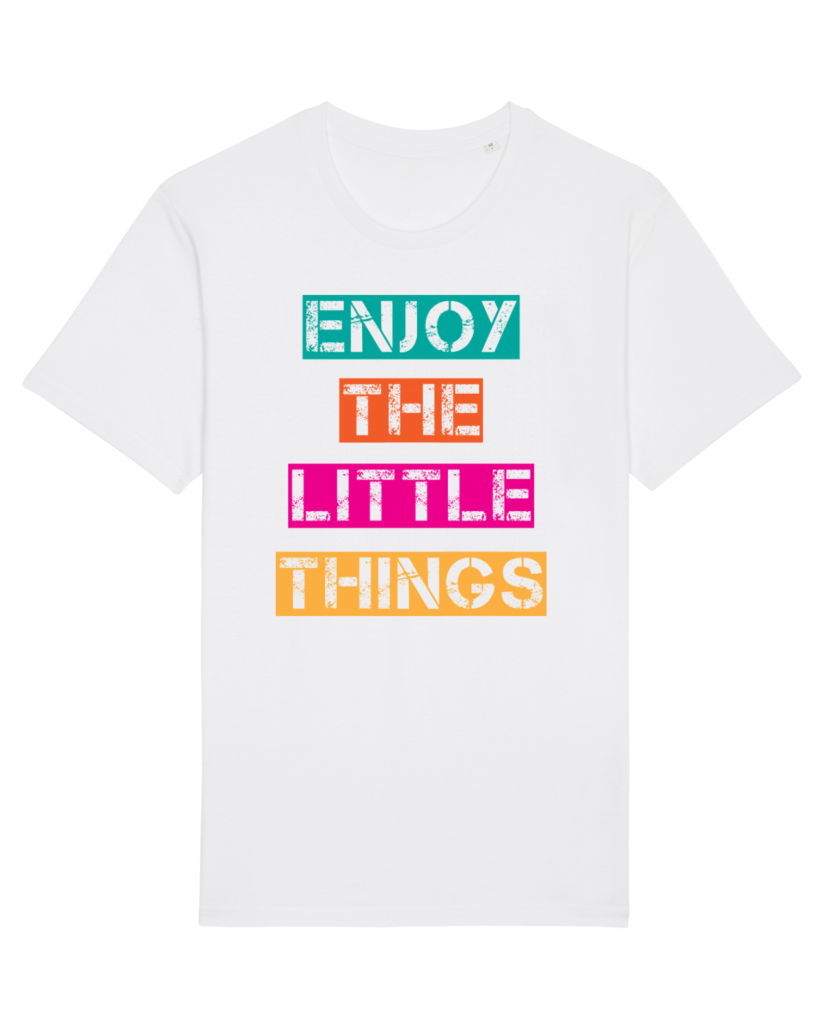 Tricou mânecă scurtă Unisex Rocker White