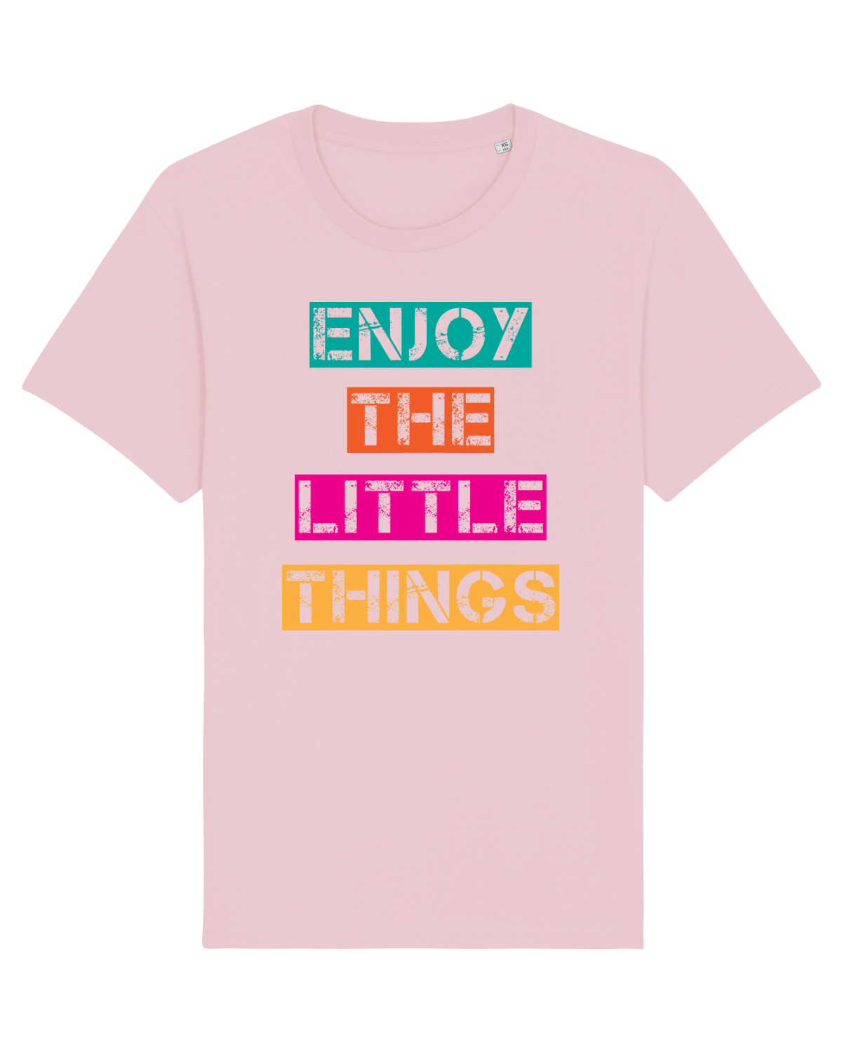 Tricou mânecă scurtă Unisex Rocker Cotton Pink