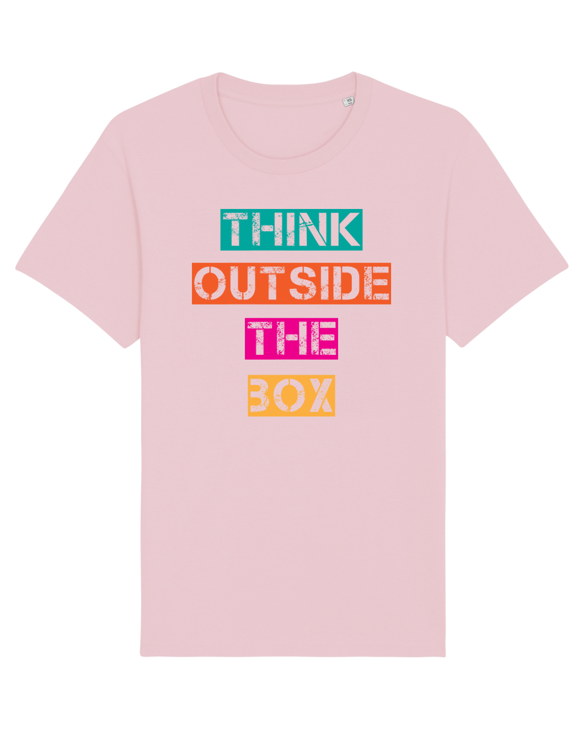 Tricou mânecă scurtă Unisex Rocker Cotton Pink