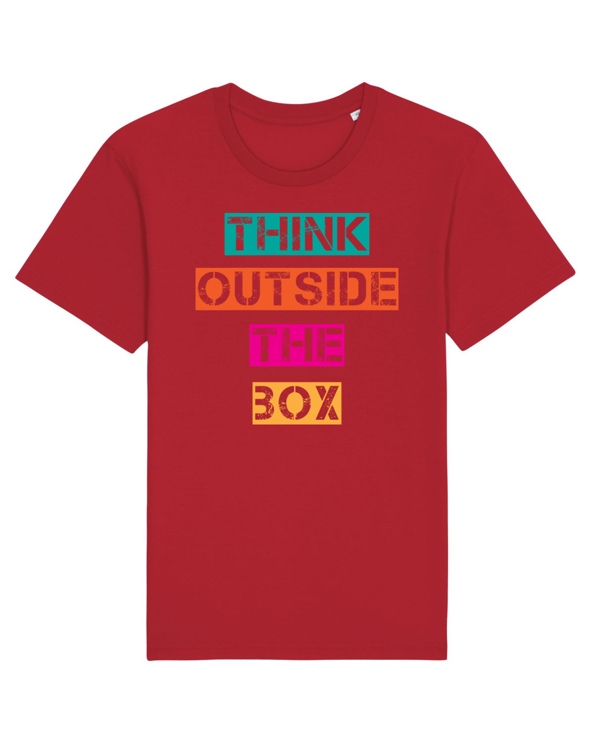 Tricou mânecă scurtă Unisex Rocker Red
