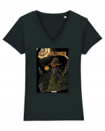 Happy Halloween  Tricou mânecă scurtă guler V Damă Evoker