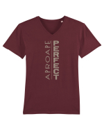 Aproape PERFECT ! Tricou mânecă scurtă guler V Bărbat Presenter