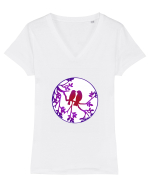 Love  Tricou mânecă scurtă guler V Damă Evoker