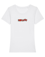 I Love To Love Tricou mânecă scurtă guler larg fitted Damă Expresser