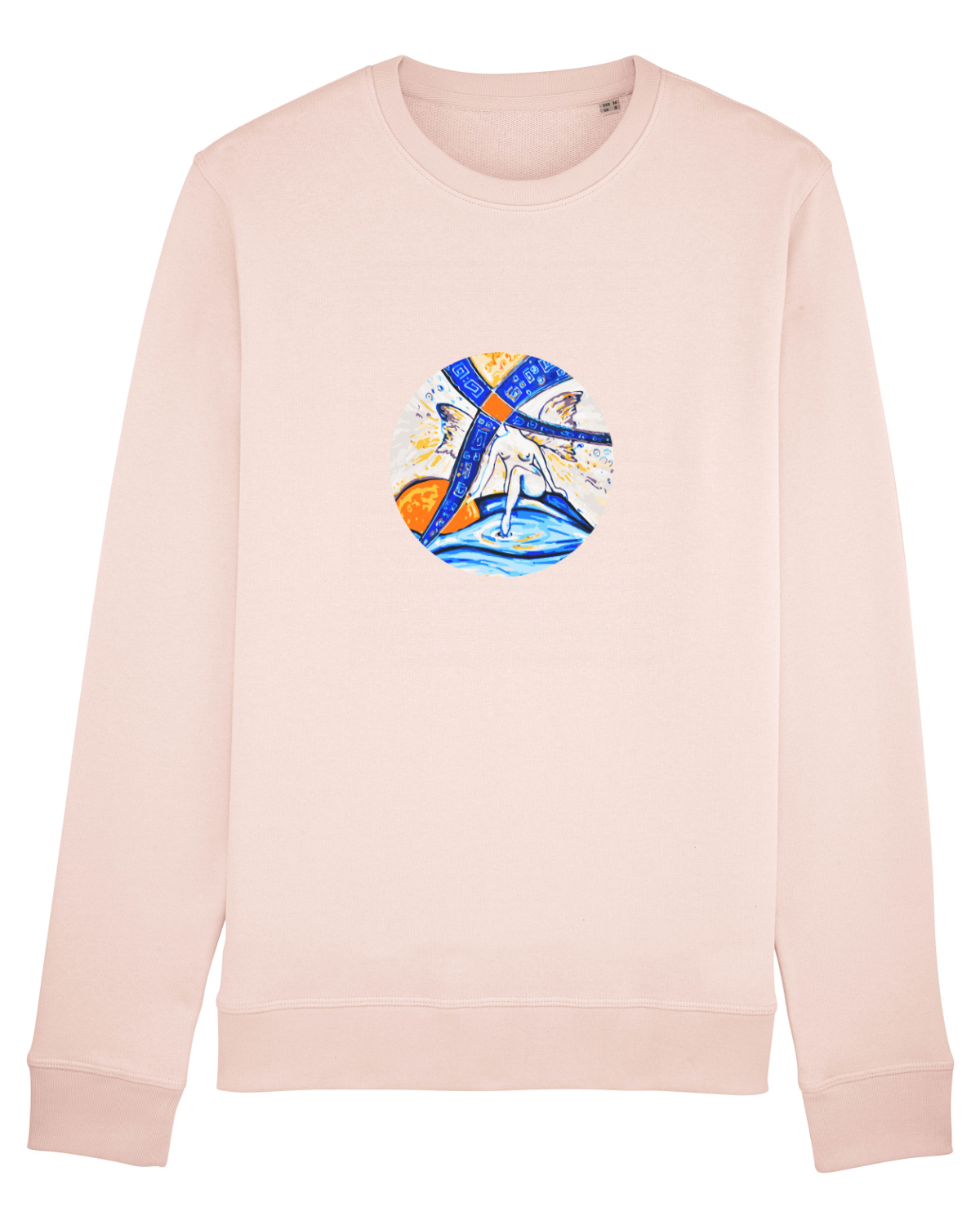 Bluză mânecă lungă Unisex Rise Candy Pink