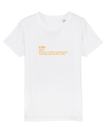CUTE - definition Tricou mânecă scurtă  Copii Mini Creator