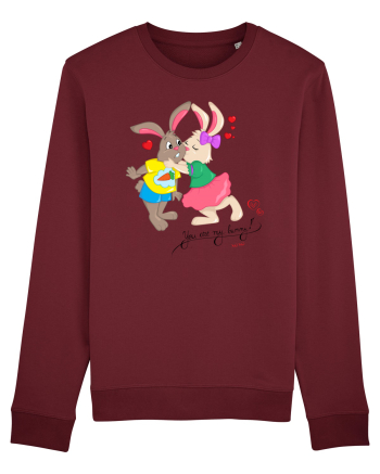 You are my bunny Burgundy