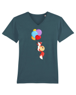 Sweet little fox :) Tricou mânecă scurtă guler V Bărbat Presenter