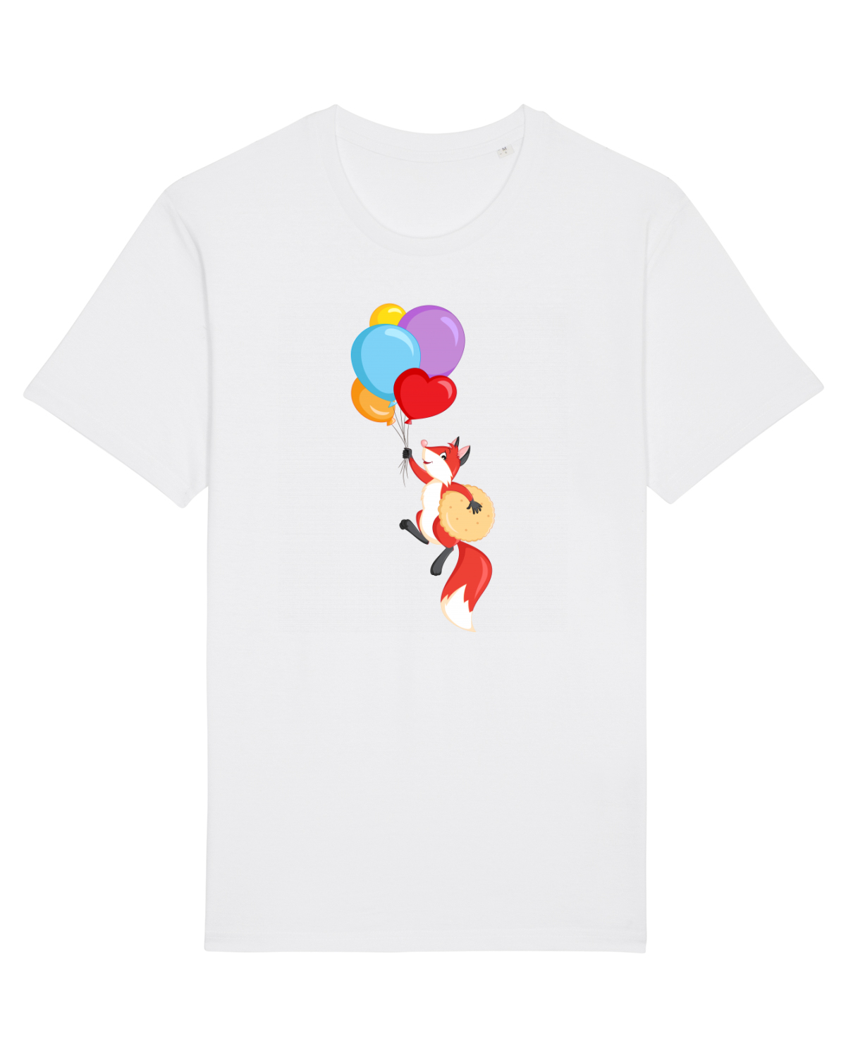 Tricou mânecă scurtă Unisex Rocker White