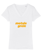 metale grele Tricou mânecă scurtă guler V Damă Evoker