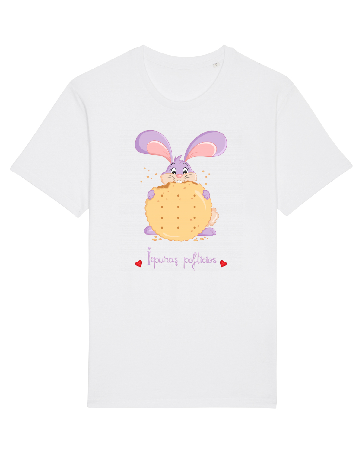 Tricou mânecă scurtă Unisex Rocker White