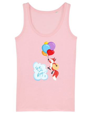 Sweet little fox  :) Cotton Pink