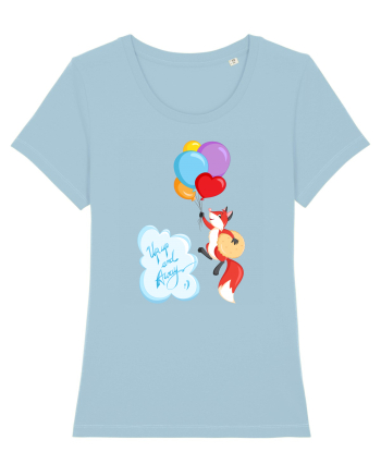 Sweet little fox  :) Sky Blue