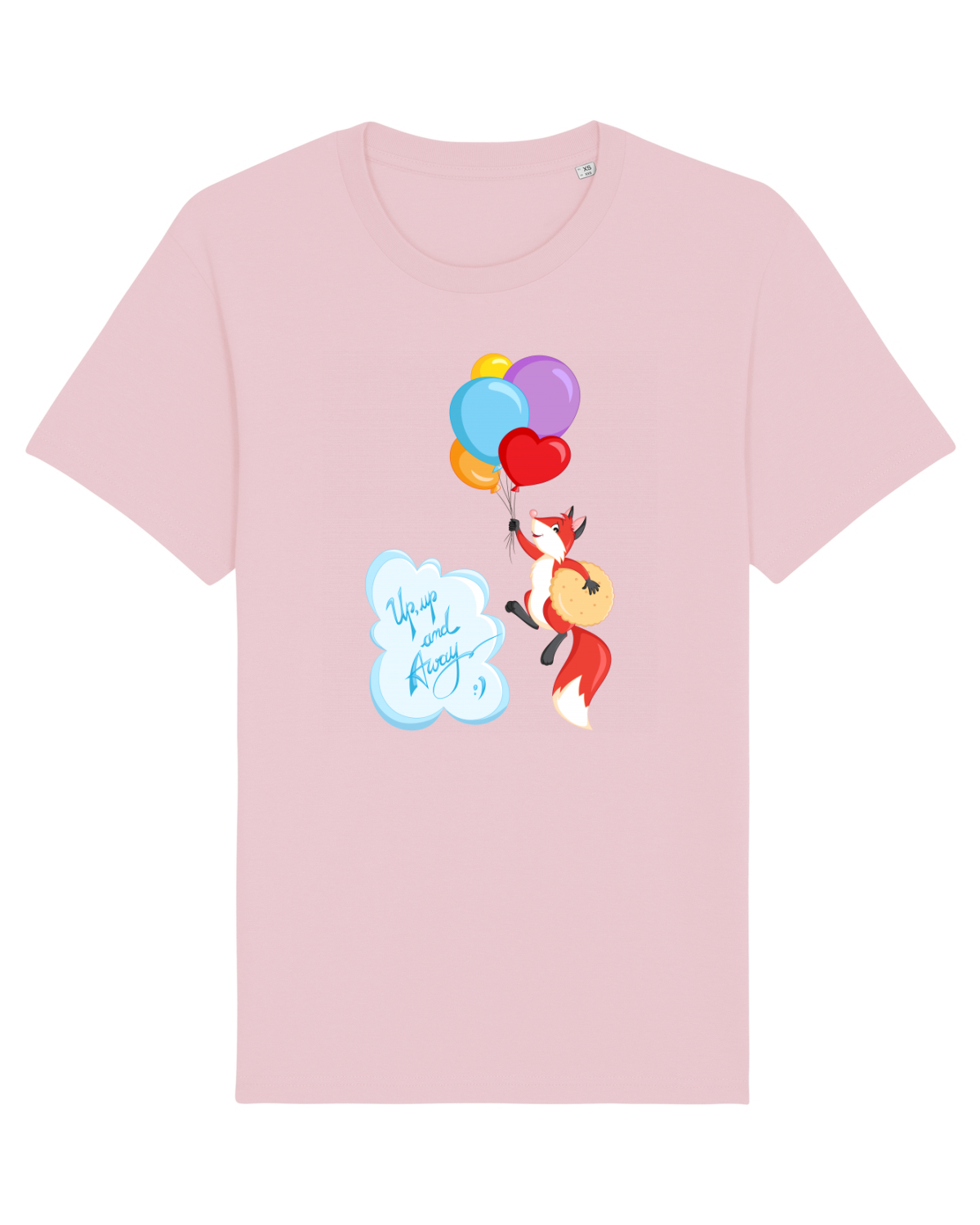 Tricou mânecă scurtă Unisex Rocker Cotton Pink