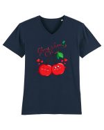 Cherry je t'aime Tricou mânecă scurtă guler V Bărbat Presenter