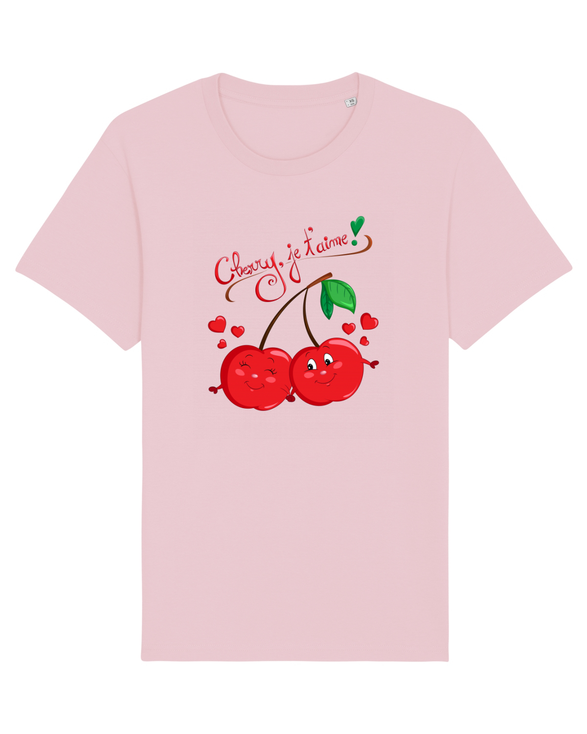 Tricou mânecă scurtă Unisex Rocker Cotton Pink
