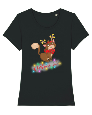 Christmas cat Black