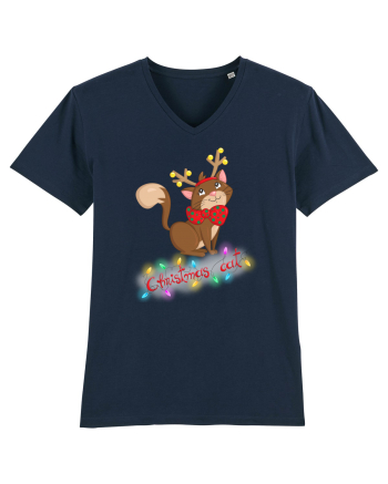 Christmas cat French Navy