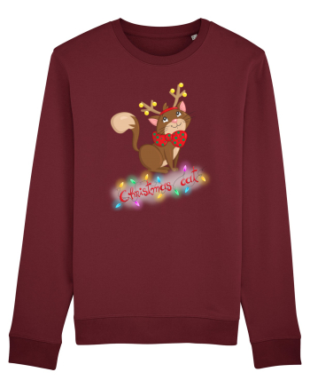 Christmas cat Burgundy