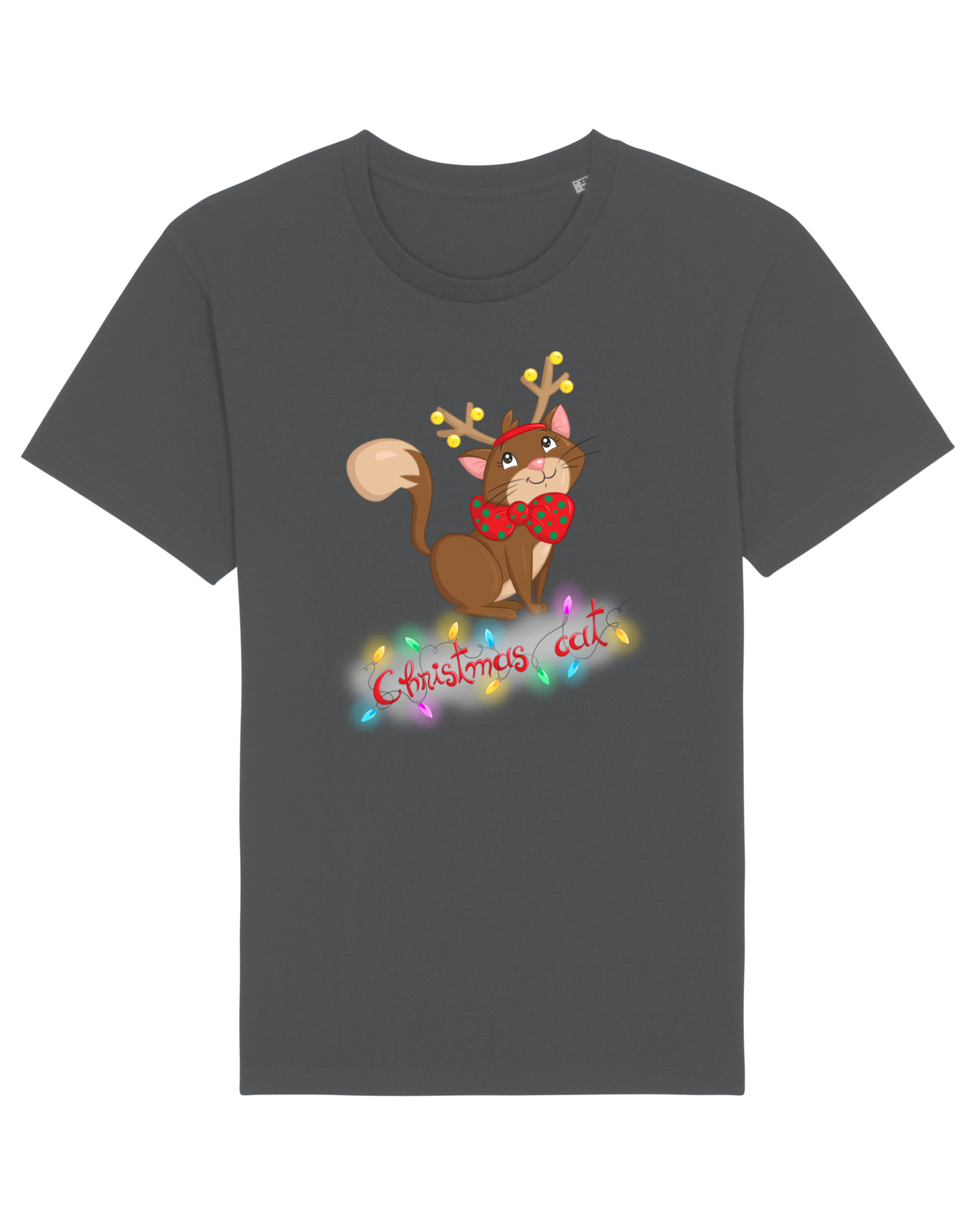Tricou mânecă scurtă Unisex Rocker Anthracite