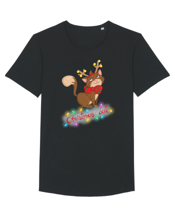 Christmas cat Black